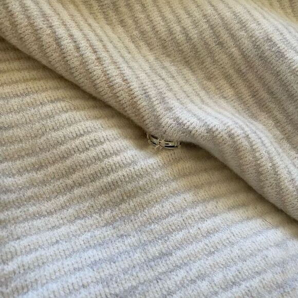 Peter Pilotto Geometric Ottoman Cape Shawl Wool Angora Hooded Women’s One Size - Picture 13 of 13